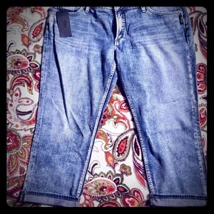 New silver size 33 capris